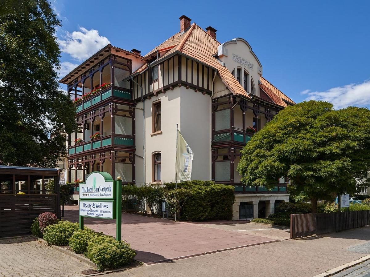 Vitalhotel Am Stadtpark Superior باد هازبرغ المظهر الخارجي الصورة