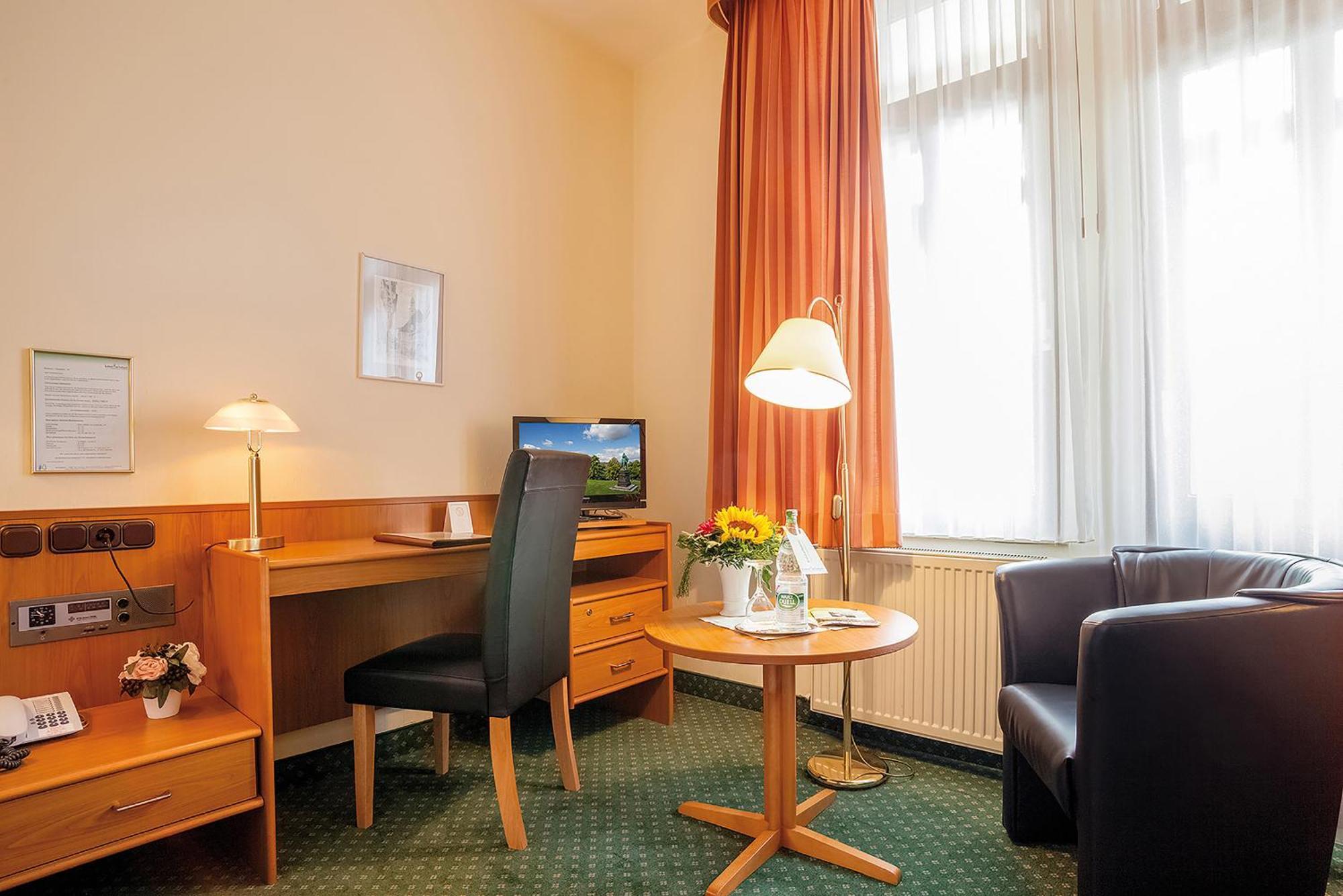 Vitalhotel Am Stadtpark Superior باد هازبرغ الغرفة الصورة